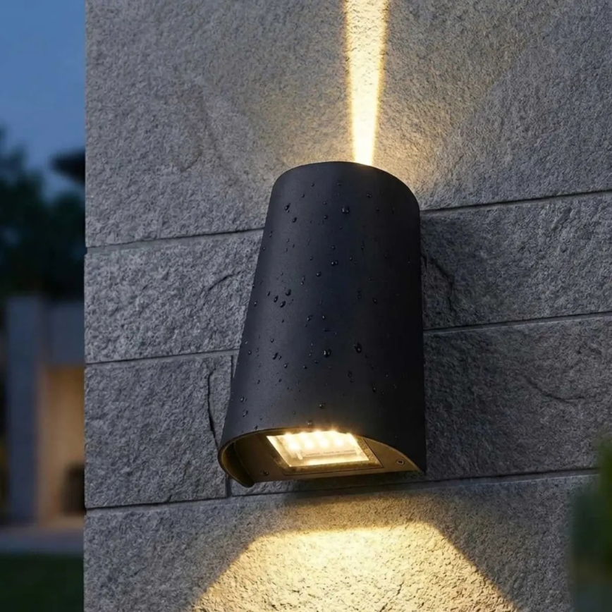 LED Zunanja stenska svetilka LED/11W/230V IP65 črna