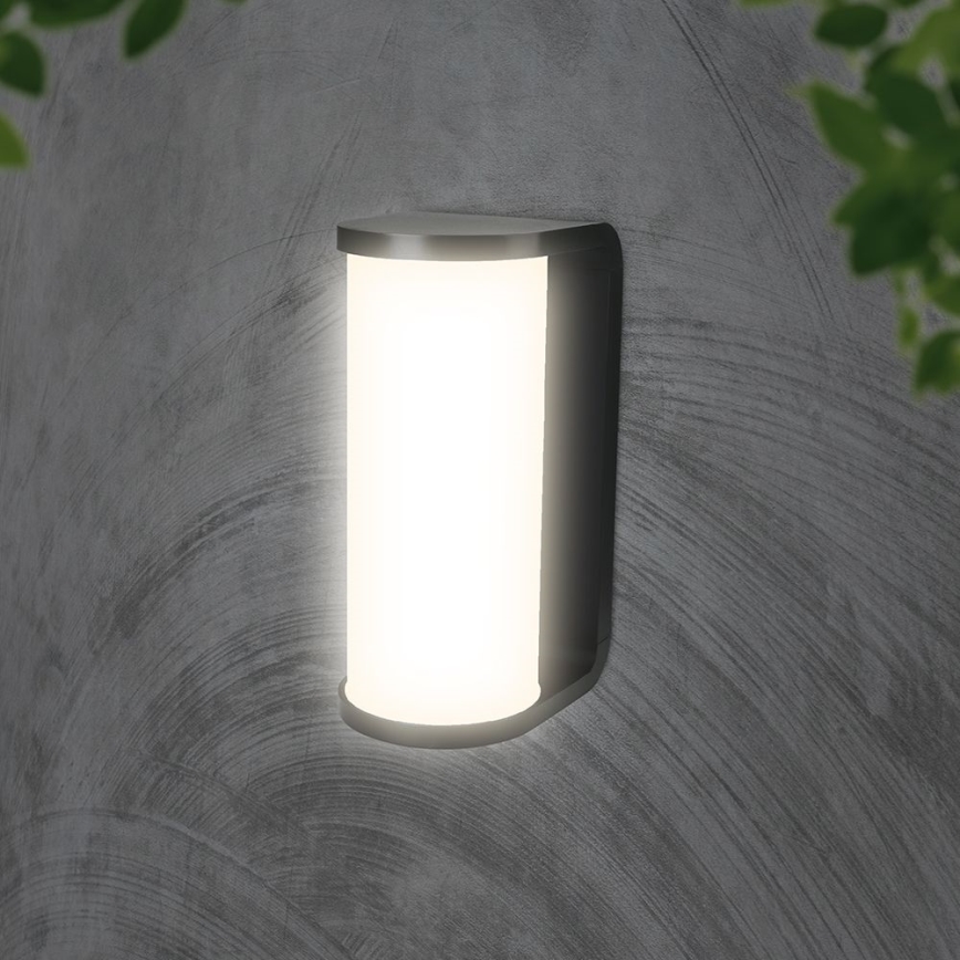 LED Zunanja stenska svetilka LED/12W/230V 3000/4200/6500K IP65 črna