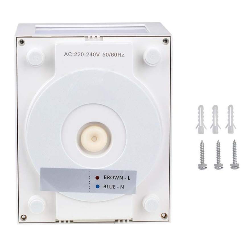 LED Zunanja stenska svetilka LED/12W/230V 3000K IP65 bela
