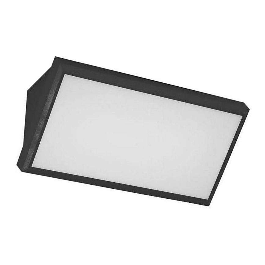 LED Zunanja stenska svetilka LED/12W/230V 3000K IP65 črna