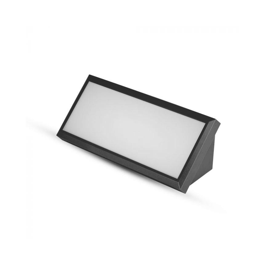LED Zunanja stenska svetilka LED/12W/230V 3000K IP65 črna