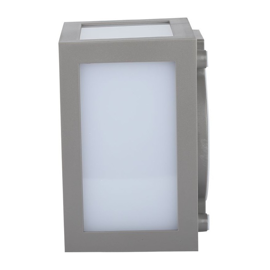 LED Zunanja stenska svetilka LED/12W/230V 3000K IP65 siv