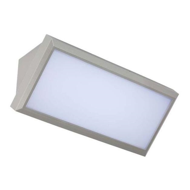 LED Zunanja stenska svetilka LED/12W/230V 3000K IP65 siva