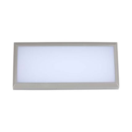 LED Zunanja stenska svetilka LED/12W/230V 3000K IP65 siva