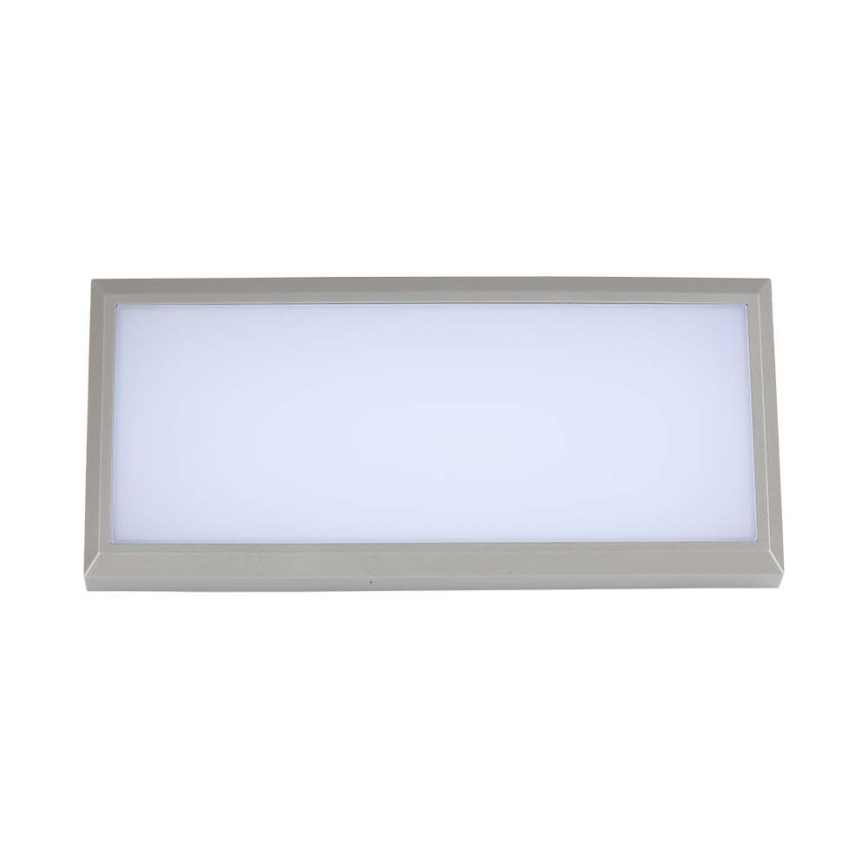 LED Zunanja stenska svetilka LED/12W/230V 3000K IP65 siva