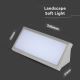 LED Zunanja stenska svetilka LED/12W/230V 3000K IP65 siva