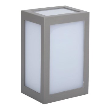 LED Zunanja stenska svetilka LED/12W/230V 4000K IP65 siv