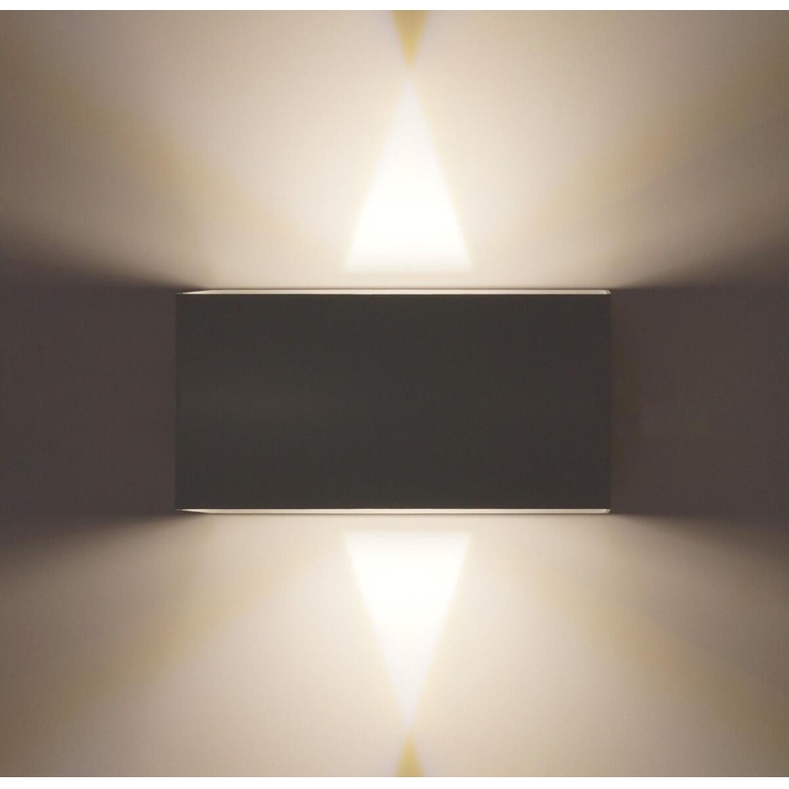 LED Zunanja stenska svetilka LED/12W/230V IP54 bela