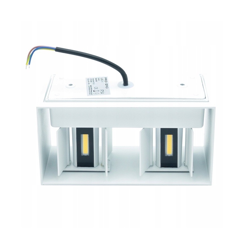 LED Zunanja stenska svetilka LED/12W/230V IP54 bela