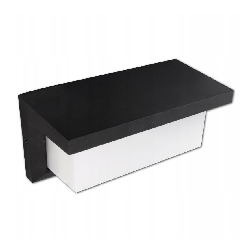 LED Zunanja stenska svetilka LED/12W/230V IP54 črna