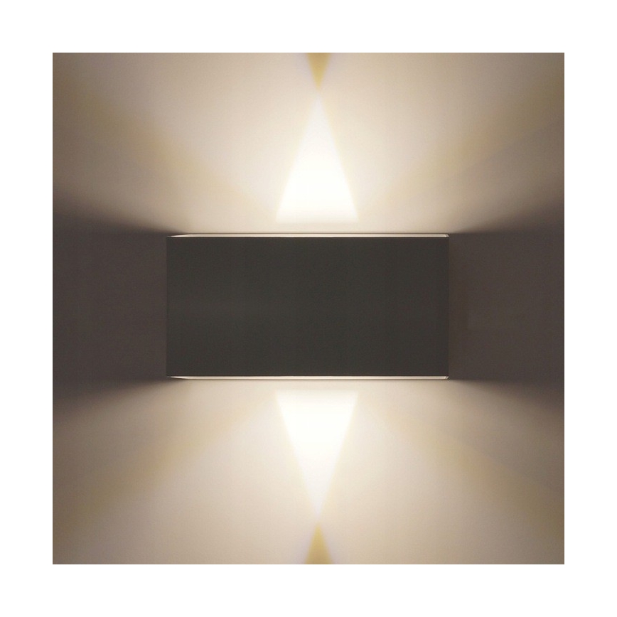 LED Zunanja stenska svetilka LED/12W/230V IP54 črna
