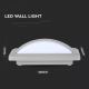 LED Zunanja stenska svetilka LED/12W/230V IP65 6400K