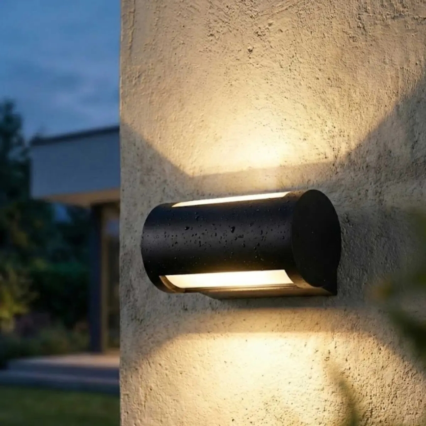 LED zunanja stenska svetilka LED/13W/230V IP65 črna
