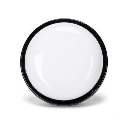 LED Zunanja stenska svetilka LED/15W/230V 6500K pr. 15,5 cm črna IP65