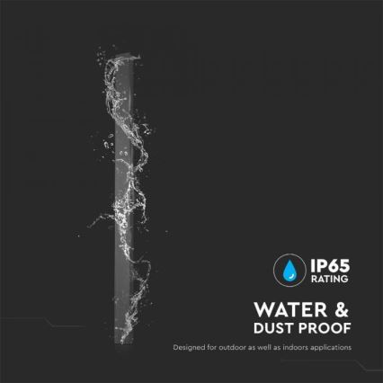 LED zunanja stenska svetilka LED/16W/230V 4000K IP65 101 cm antracitna