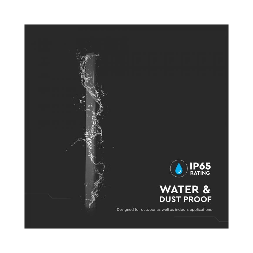 LED zunanja stenska svetilka LED/16W/230V 4000K IP65 101 cm antracitna