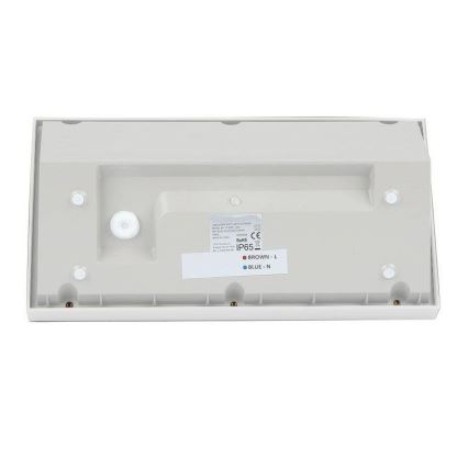 LED Zunanja stenska svetilka LED/20W/230V 3000K IP65 bela