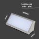 LED Zunanja stenska svetilka LED/20W/230V 3000K IP65 siva