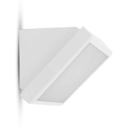 LED Zunanja stenska svetilka LED/20W/230V 4000K IP65 bela