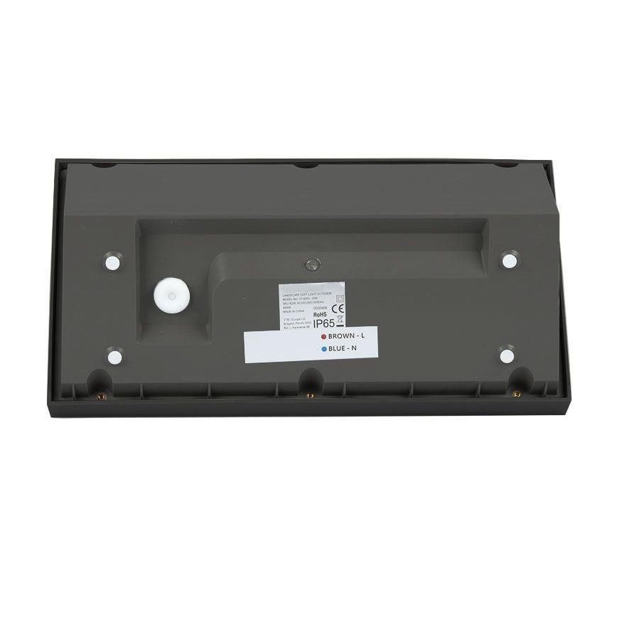LED Zunanja stenska svetilka LED/20W/230V 4000K IP65 črna