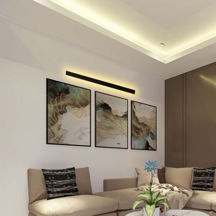 LED zunanja stenska svetilka LED/23W/230V 3000K IP65 141 cm antracit