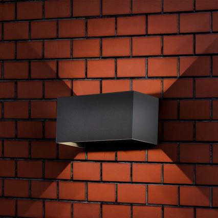 LED zunanja stenska svetilka LED/24W/230V 4000K IP65 črna