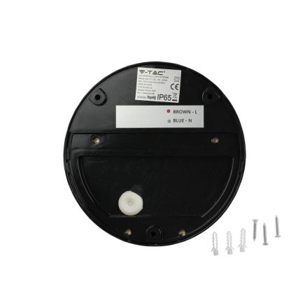 LED Zunanja stenska svetilka LED/3W/230V 4000K IP65 črna