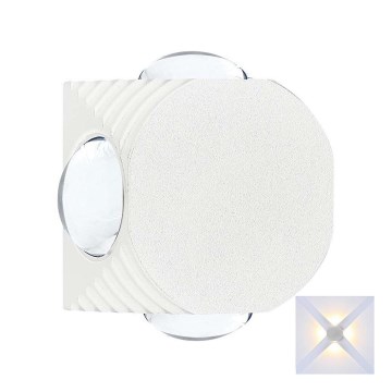 LED Zunanja stenska svetilka LED/4W/230V 4000K IP54 bela