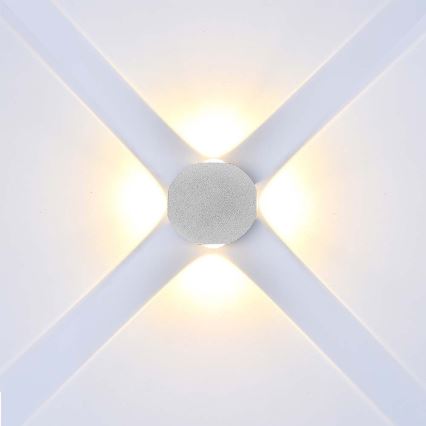 LED Zunanja stenska svetilka LED/4W/230V 4000K IP54 bela