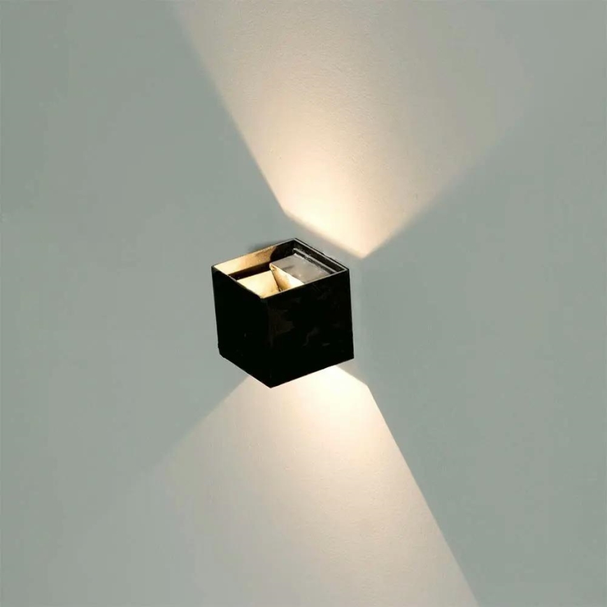 LED Zunanja stenska svetilka LED/5W/230V 3000K IP65 črna