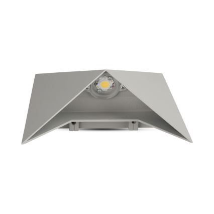 LED Zunanja stenska svetilka LED/5W/230V 3000K IP65 siva