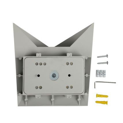 LED Zunanja stenska svetilka LED/5W/230V 3000K IP65 siva
