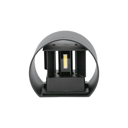 LED Zunanja stenska svetilka LED/6W/230V 3000K IP65 črna