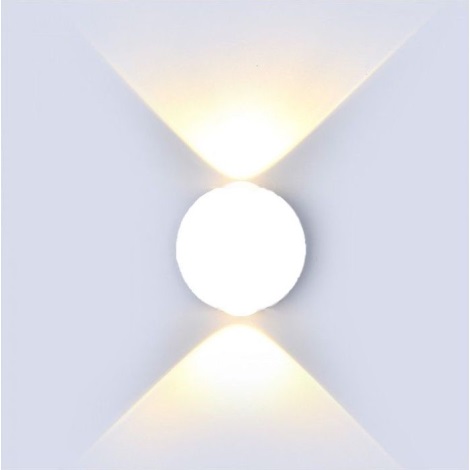 LED Zunanja stenska svetilka LED/6W/230V 4000K IP65 bela