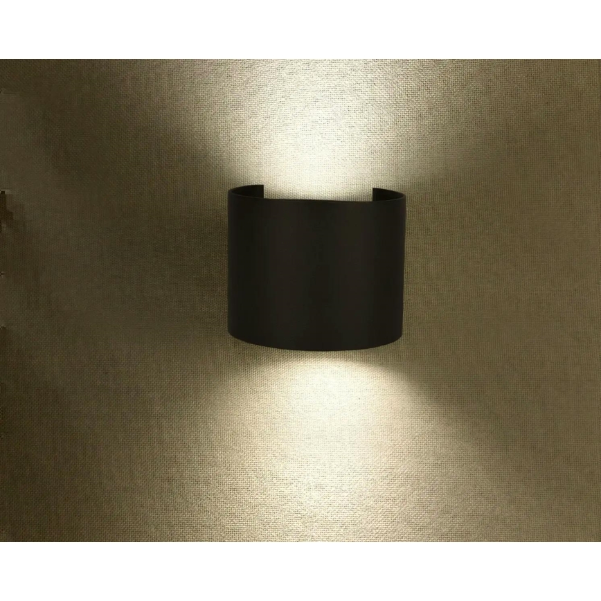 LED Zunanja stenska svetilka LED/6W/230V 4000K IP65 črna