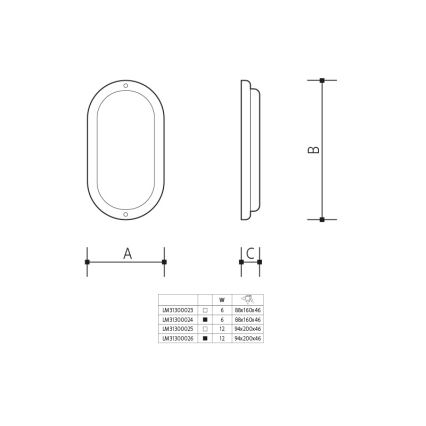 LED zunanja stenska svetilka LED/6W/230V IP54 bela