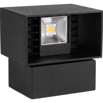 LED zunanja stenska svetilka LED/6W/230V IP54 črna