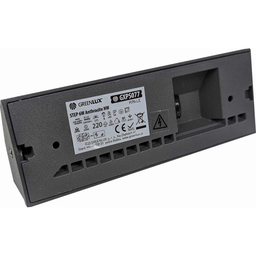LED Zunanja stenska svetilka LED/6W/230V IP54