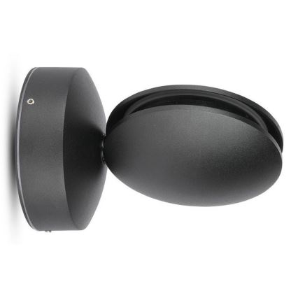 LED Zunanja stenska fleksibilna svetilka LED/7W/230V 3000K IP65 črna
