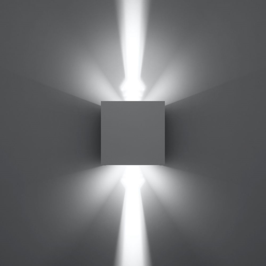 LED Zunanja stenska svetilka LUCA LED/6W/230V IP54