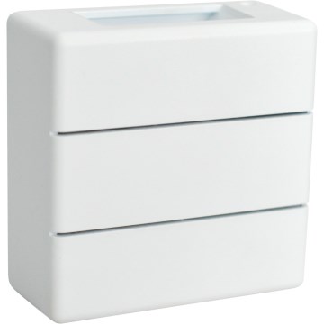 LED zunanja stenska svetilka LUXLINE 6W/230V 3000K IP54 bela