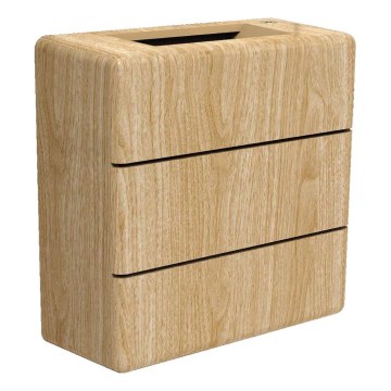 LED zunanja stenska svetilka LUXLINE LED/6W/230V 3000K IP54 hrast