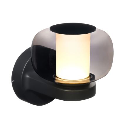 LED zunanja stenska svetilka MALAGA LED/12W/230V IP44 črna