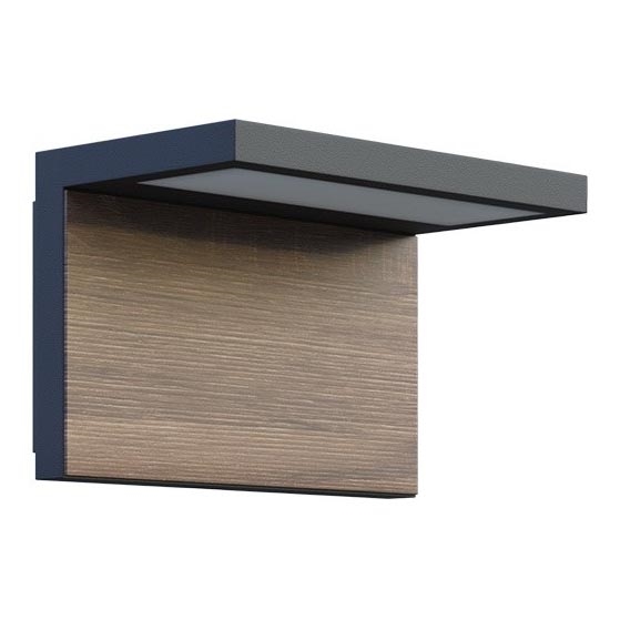LED Zunanja stenska svetilka NATURA LED/12W/230V 4000K IP65 rjava/antracit