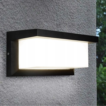 LED Zunanja stenska svetilka NEELY LED/12W/230V 4000K IP54 črna