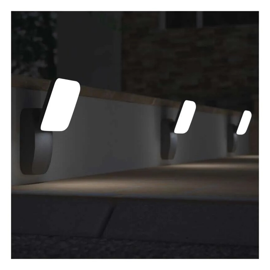LED Zunanja stenska svetilka NIKA LED/12,5W/230V IP44