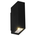 LED Zunanja stenska svetilka ORLEAN 2xLED/2,5W/230V črna IP54