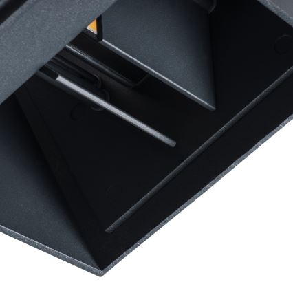 LED Zunanja stenska svetilka REKA LED/7W/230V IP54 antracit