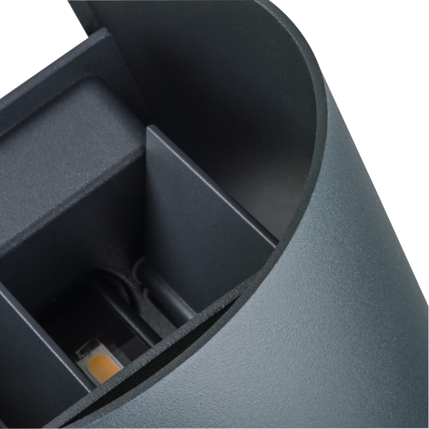 LED Zunanja stenska svetilka REKA LED/7W/230V IP54 antracit