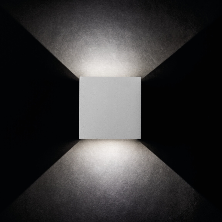 LED Zunanja stenska svetilka REKA LED/7W/230V IP54 bílá